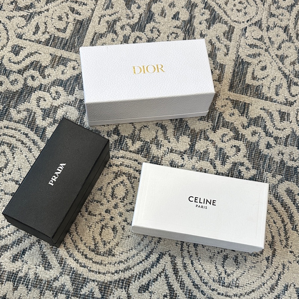 Dior White and Gold Box